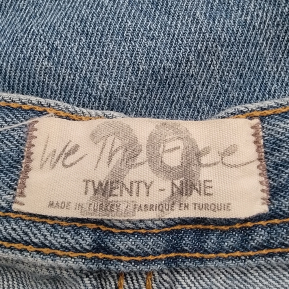Free People (We The Free) Maggie Mid Rise Straight Leg Jeans SIZE 29 - Picture 4 of 9